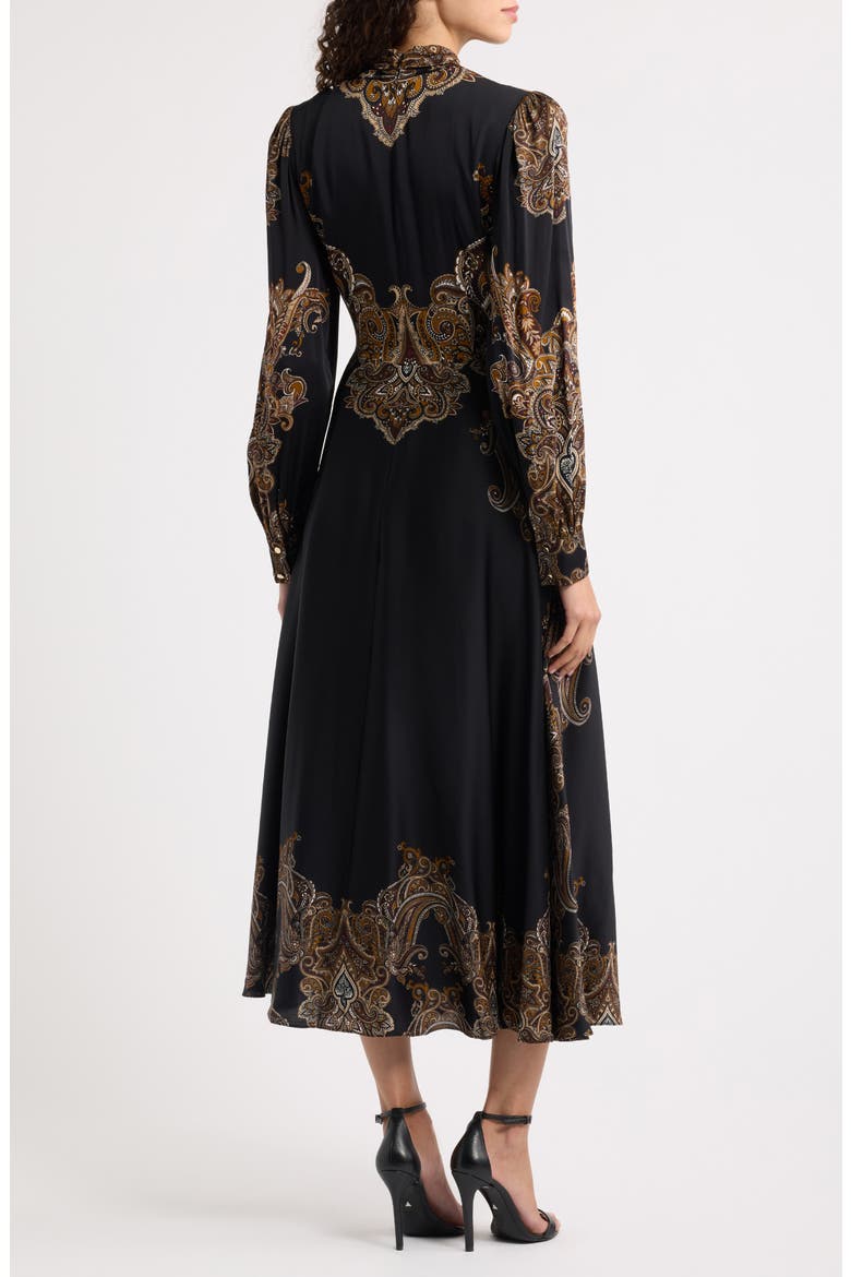 Raquel Silk Blend Midi Dress