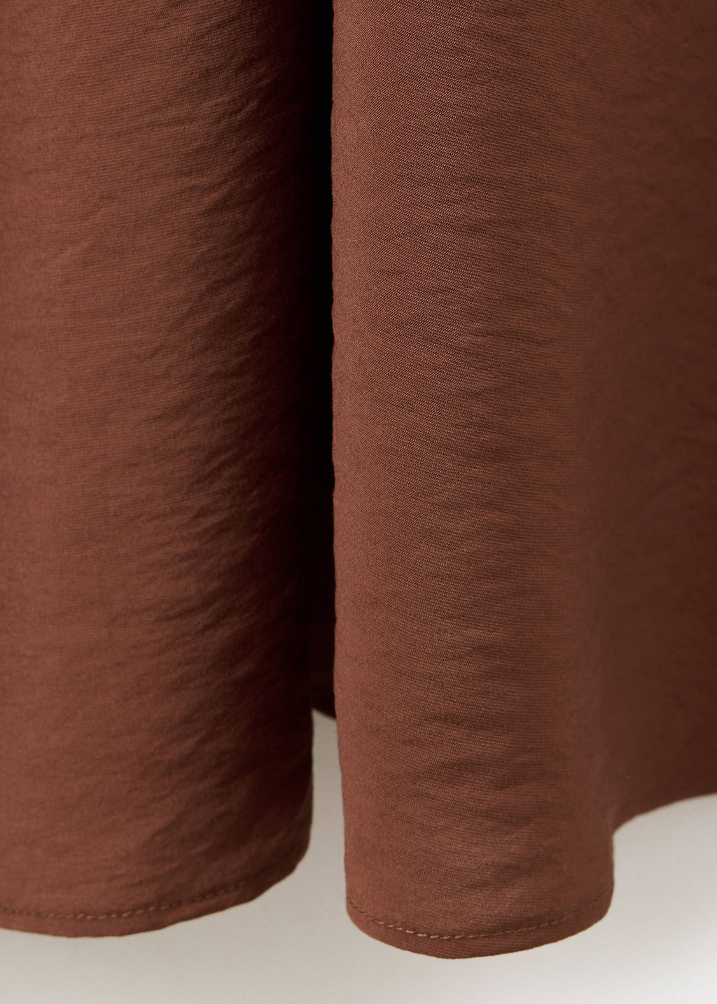 V-neck ruched dress