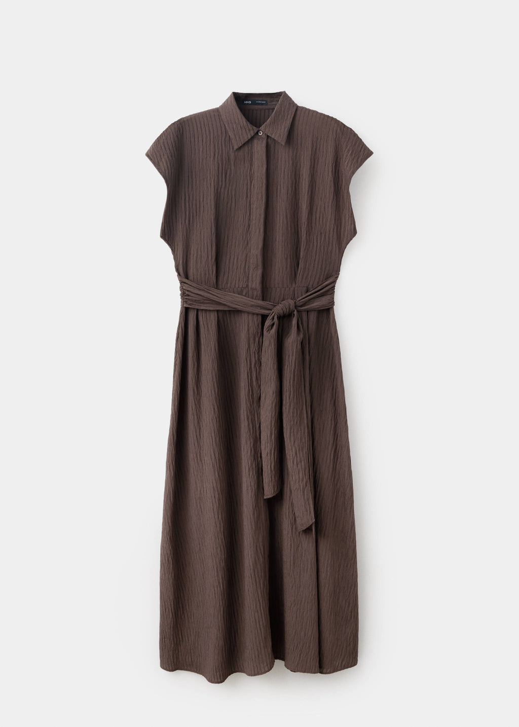 Belt shirt dress
