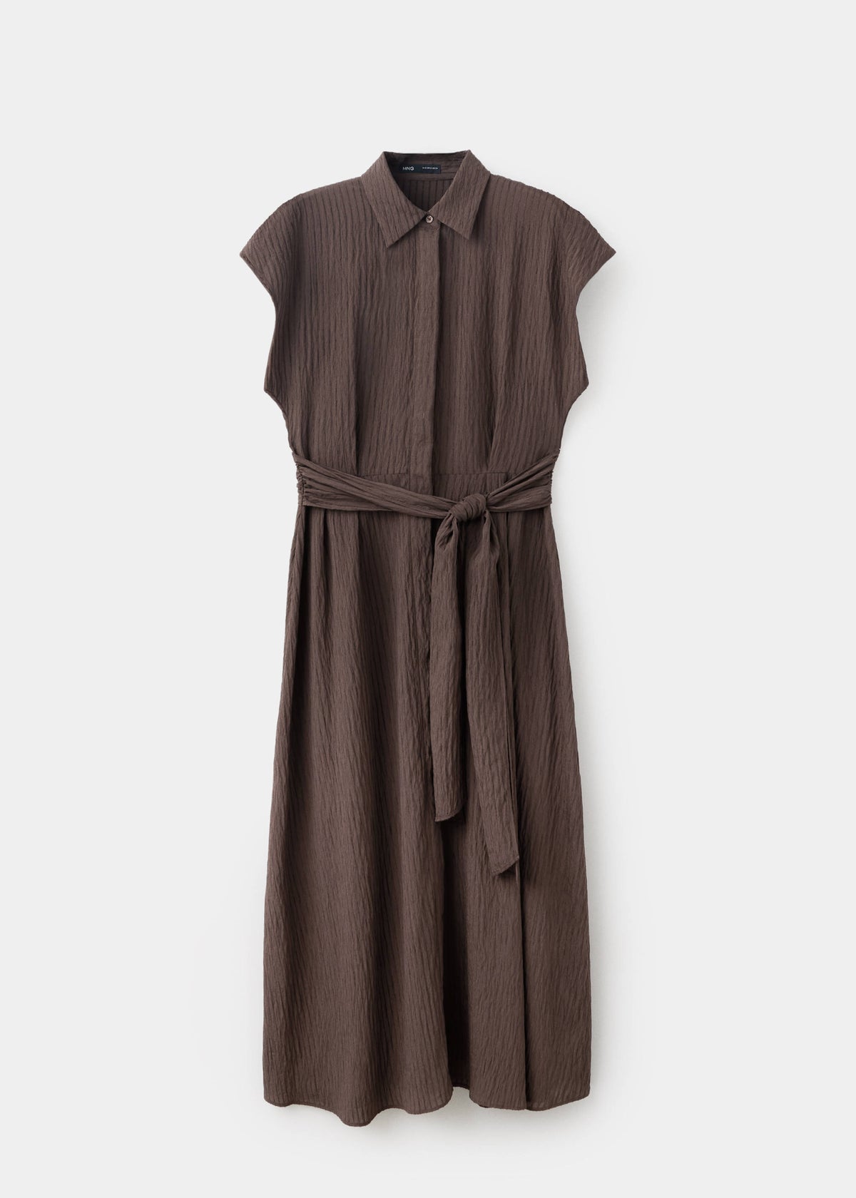 Belt shirt dress