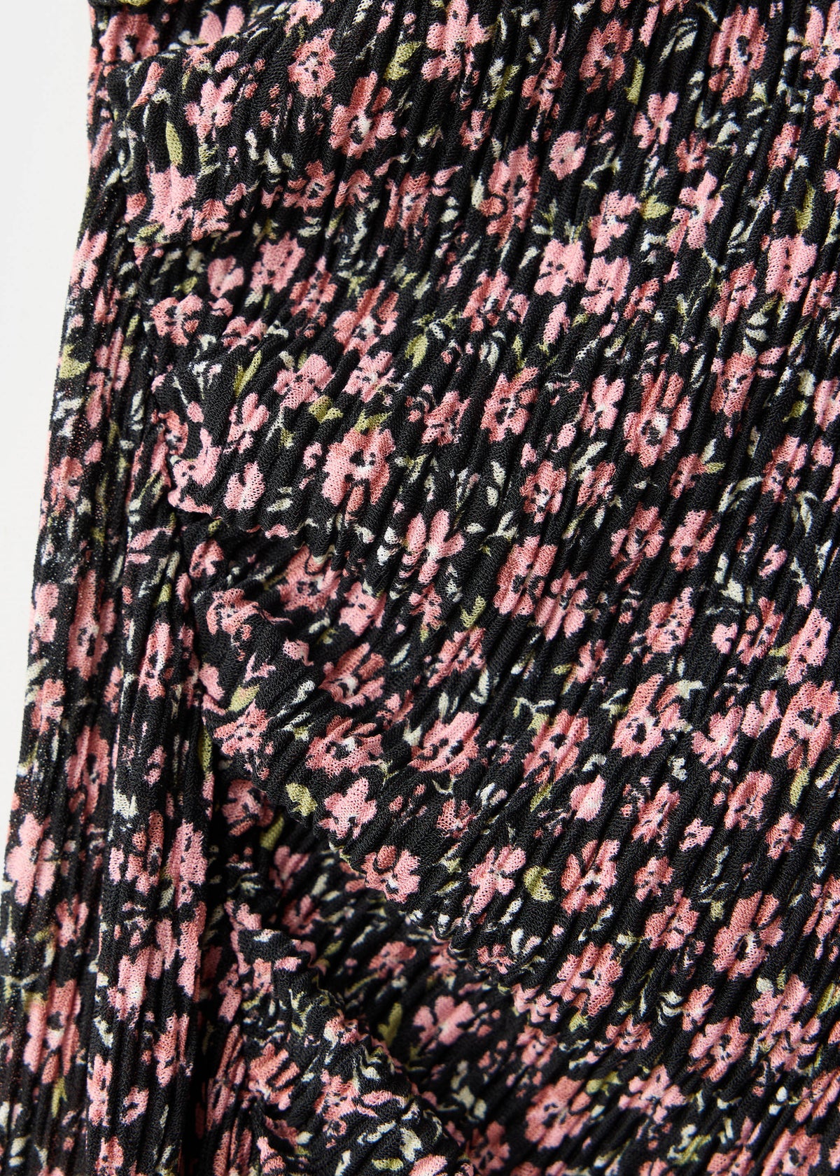 Printed dress with draped detail