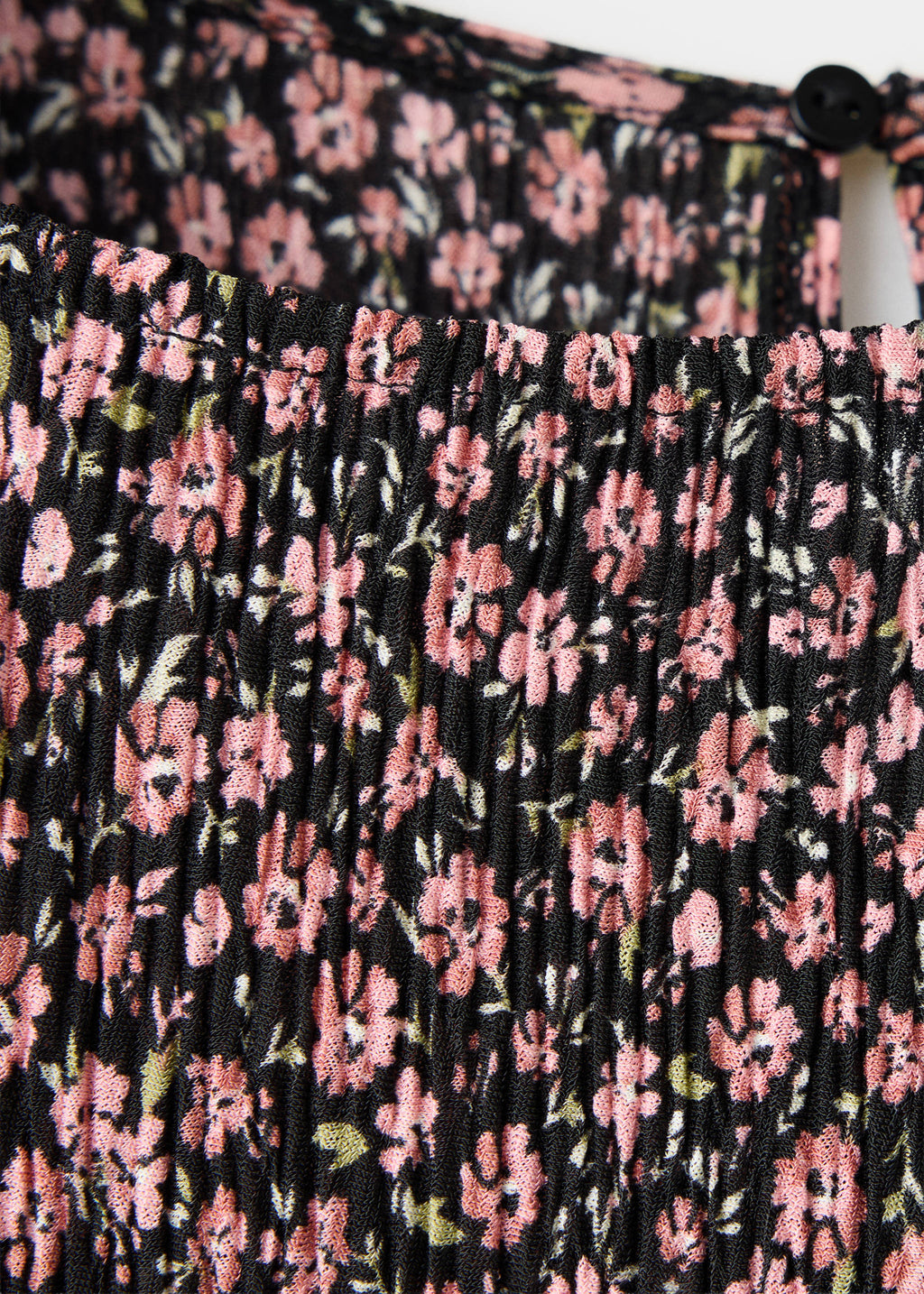 Printed dress with draped detail