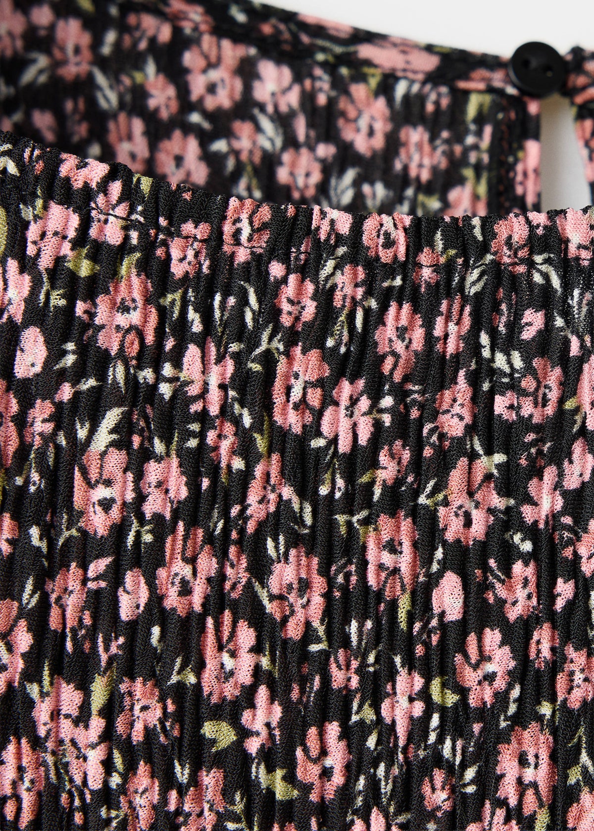 Printed dress with draped detail