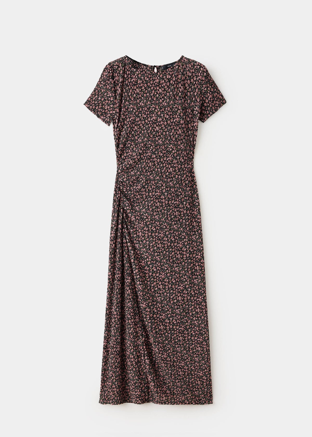 Printed dress with draped detail