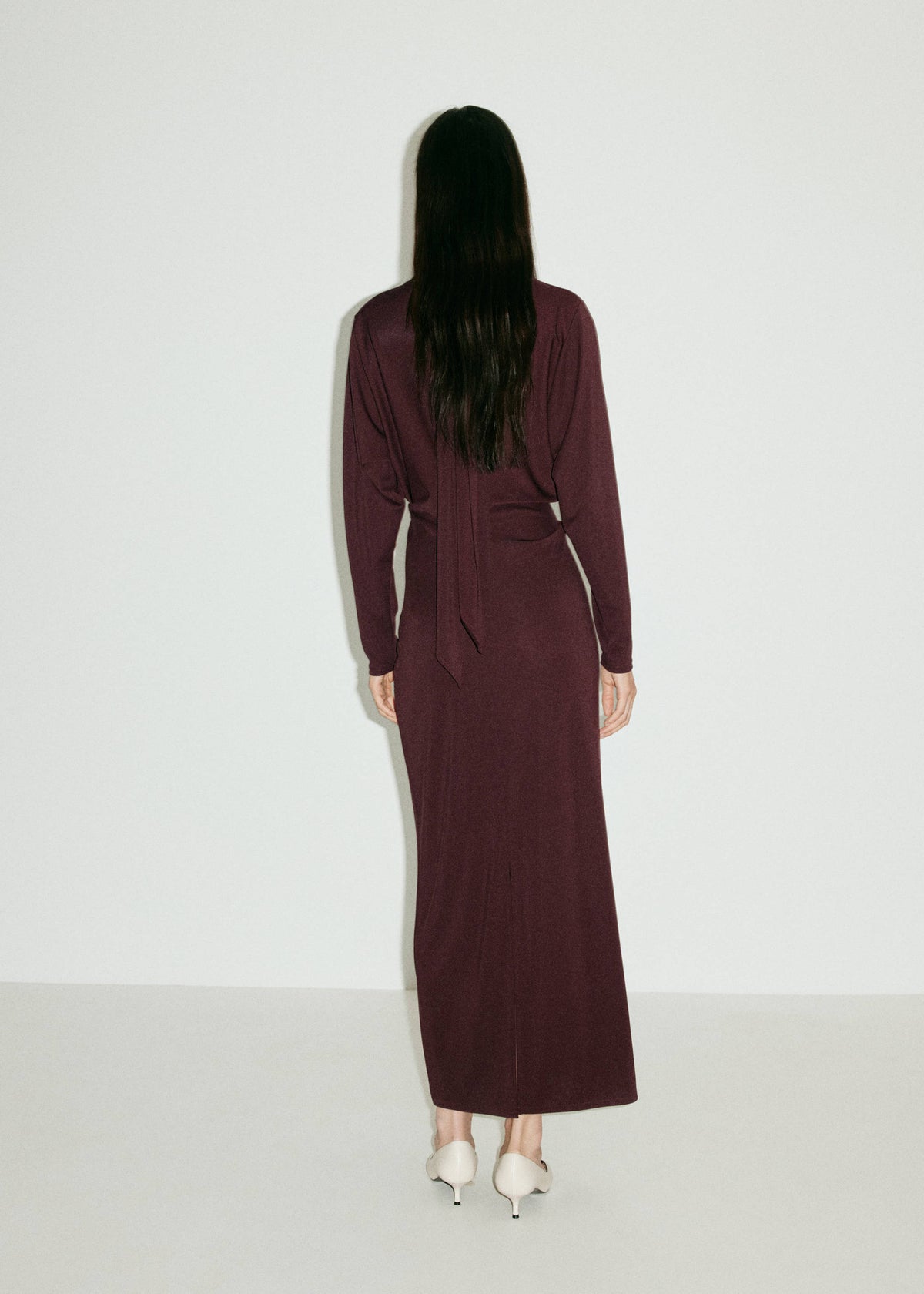 Side Ruched Knit Dress