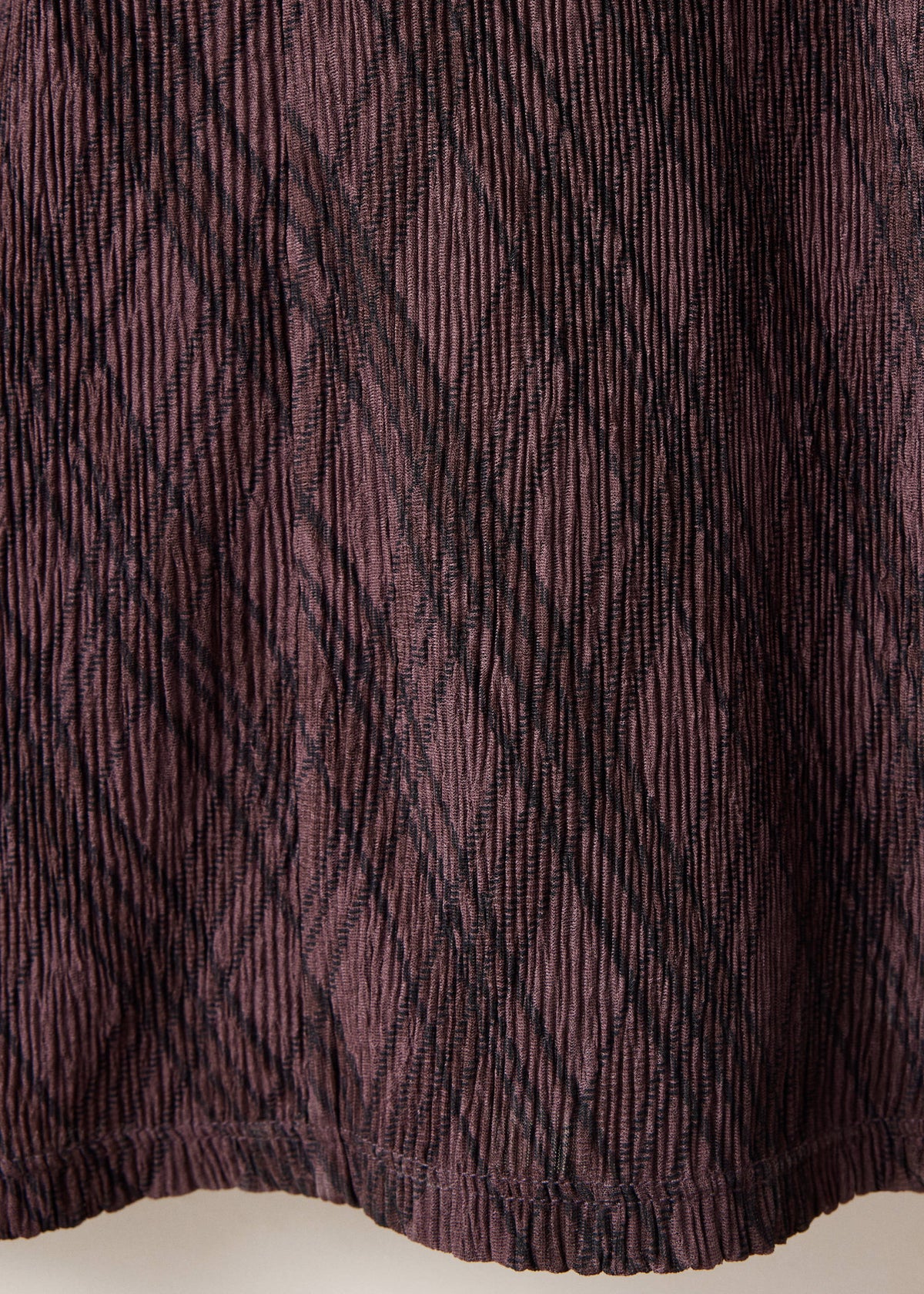 Long-sleeve plaid dress