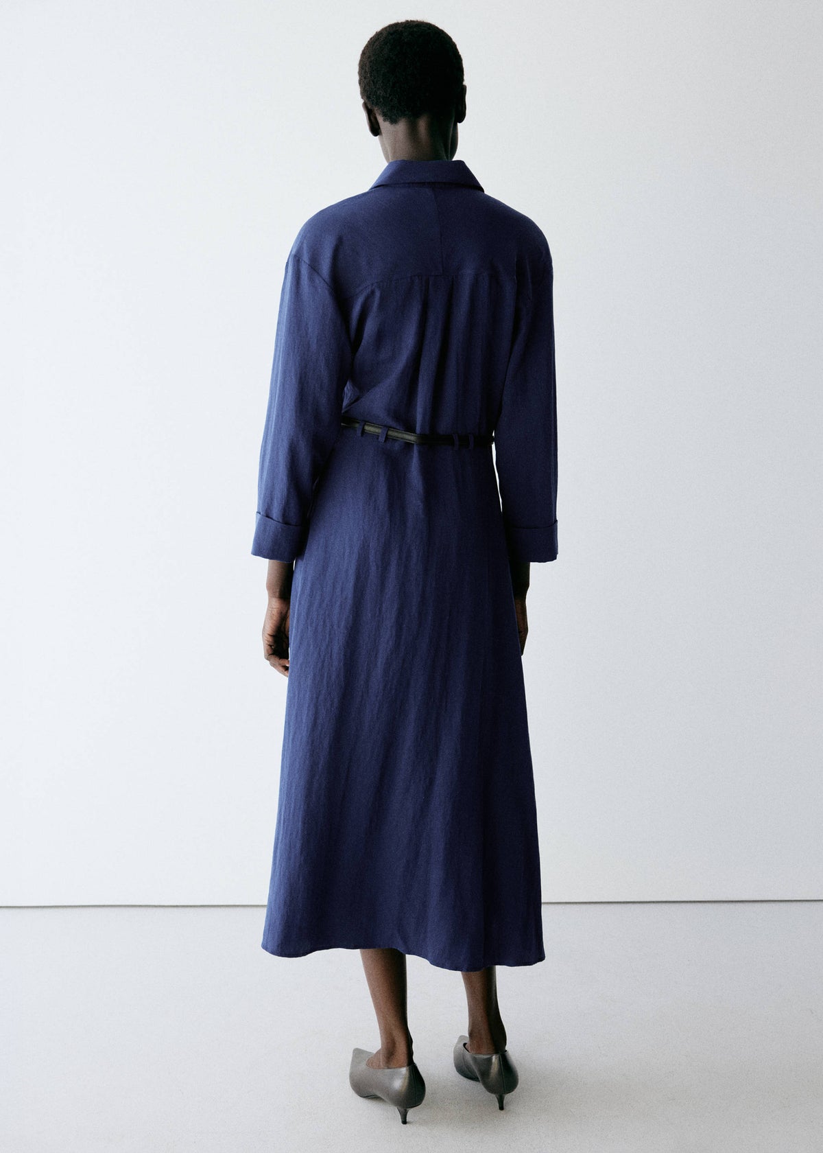 Lyocell shirt dress