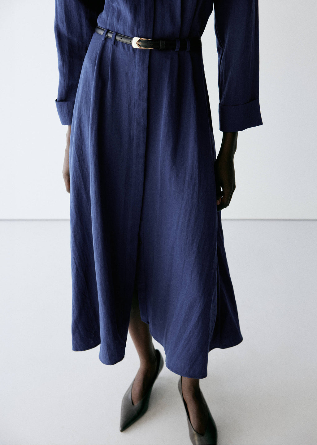 Lyocell shirt dress