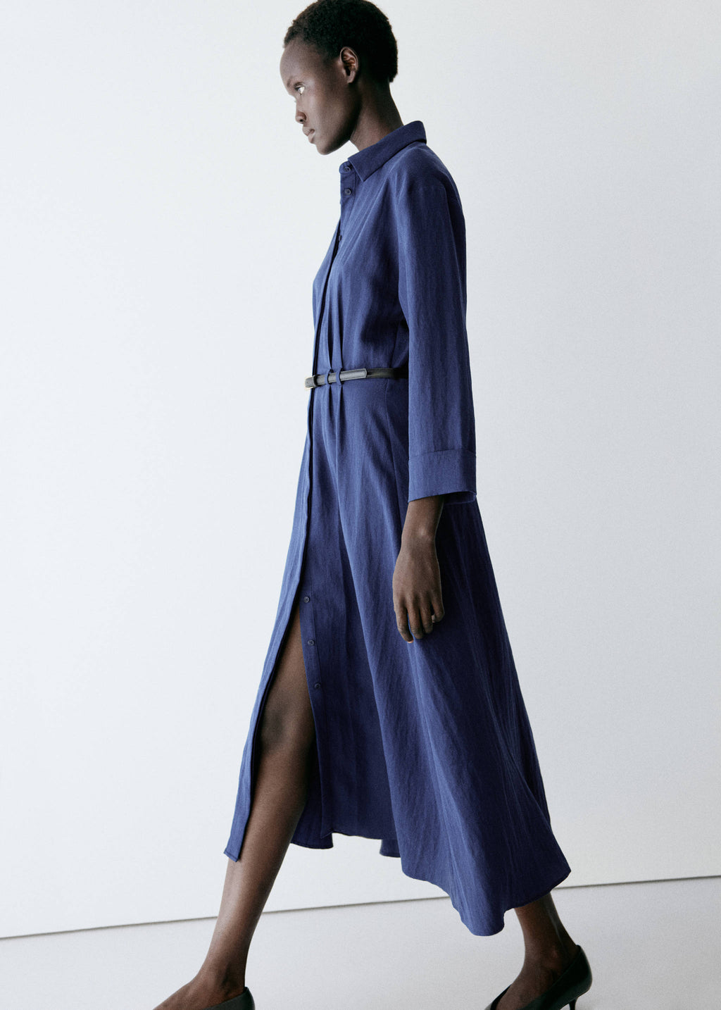 Lyocell shirt dress