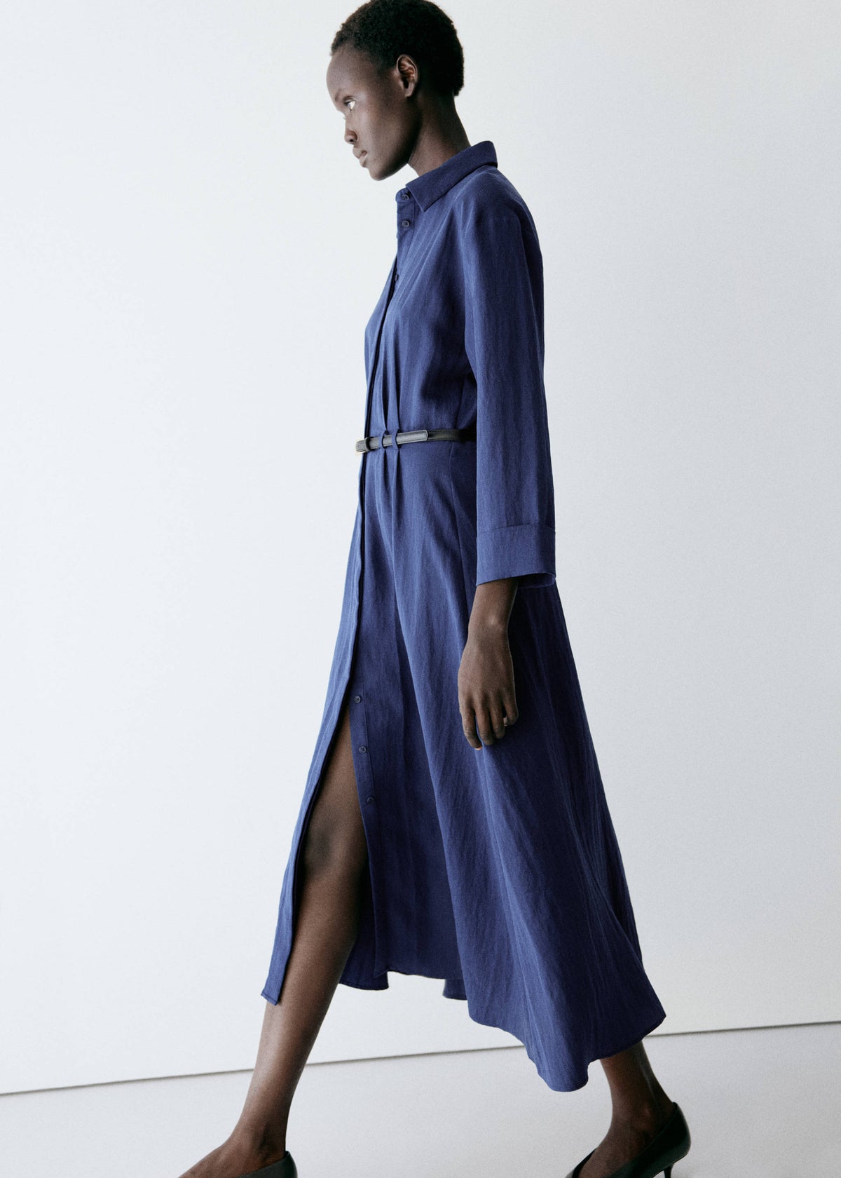 Lyocell shirt dress