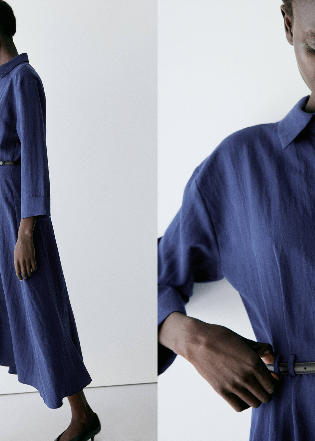 Lyocell shirt dress