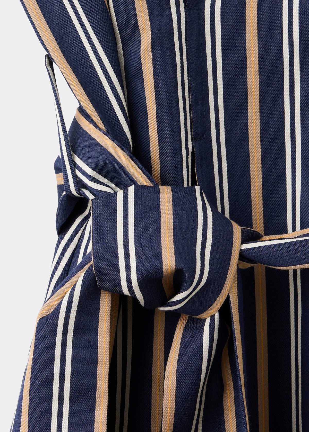 Striped shirt dress