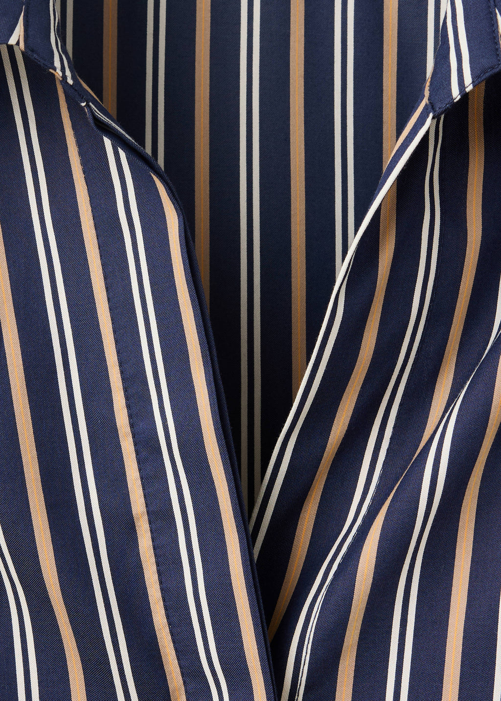 Striped shirt dress