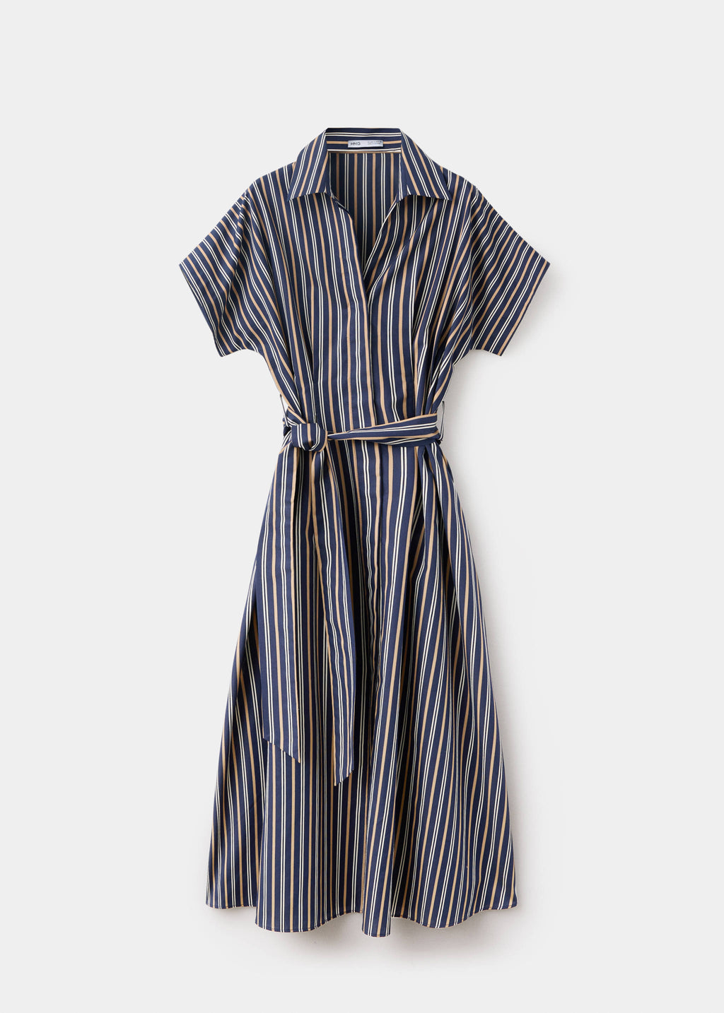 Striped shirt dress