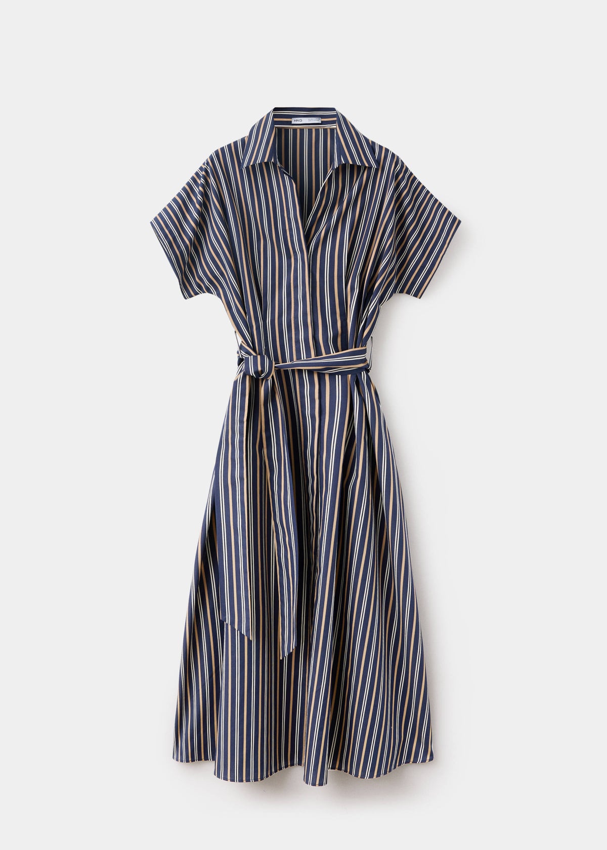 Striped shirt dress