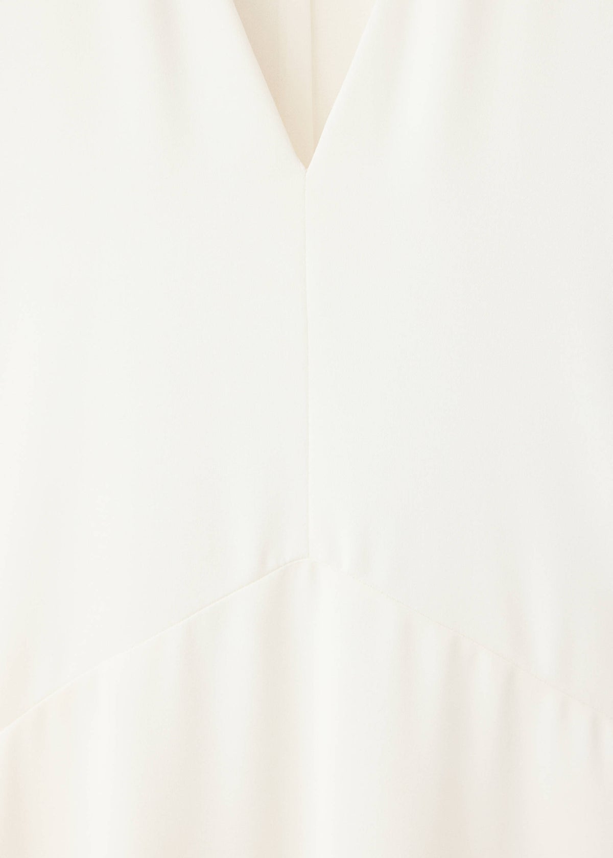 V-neck short-sleeve dress