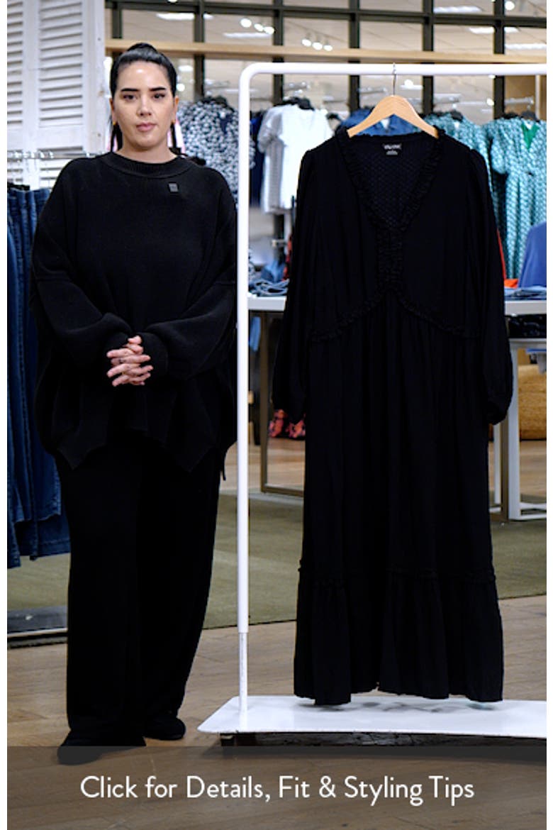 Journey Ruffle Long Sleeve Maxi Dress
