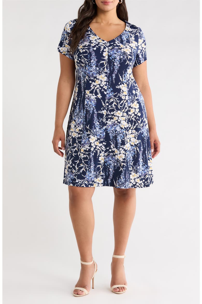 Floral Fit & Flare Dress