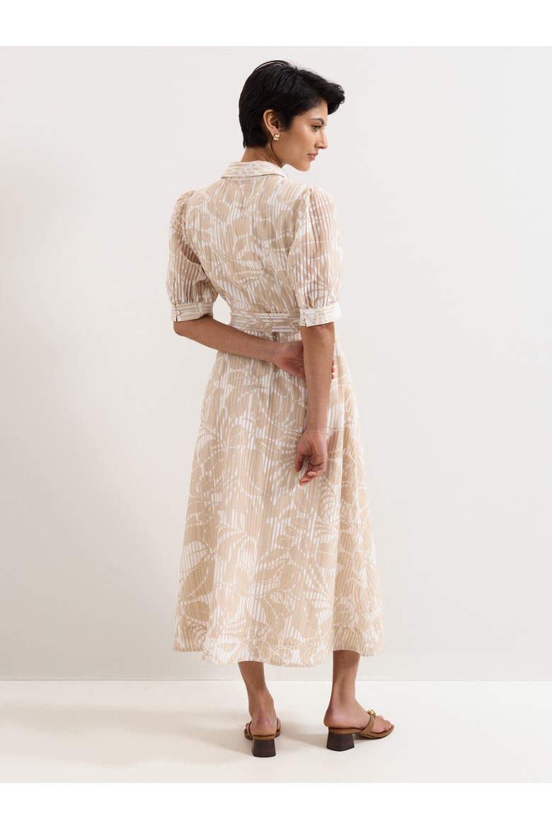 Delphine Belted Midi Shirt Dress