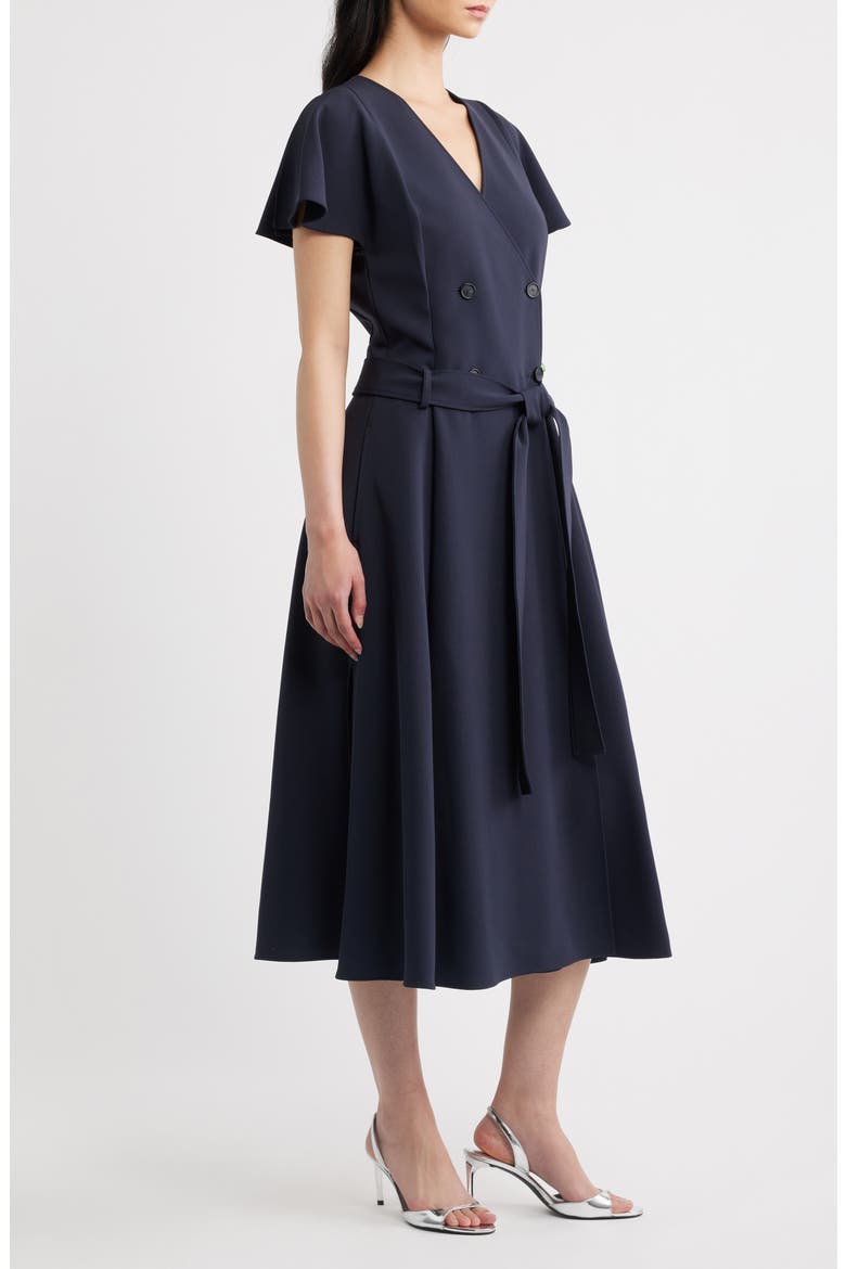 Datrena Trench Midi Dress