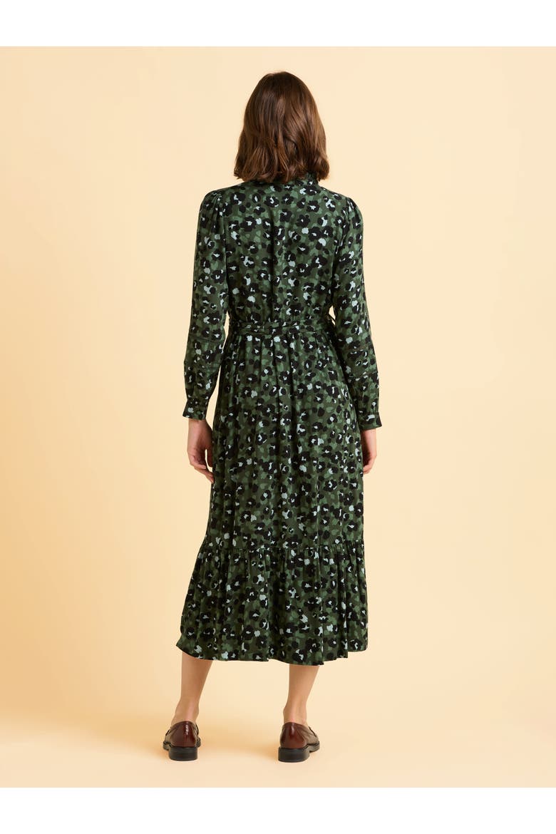 Luna Long Sleeve Button Midi Dress