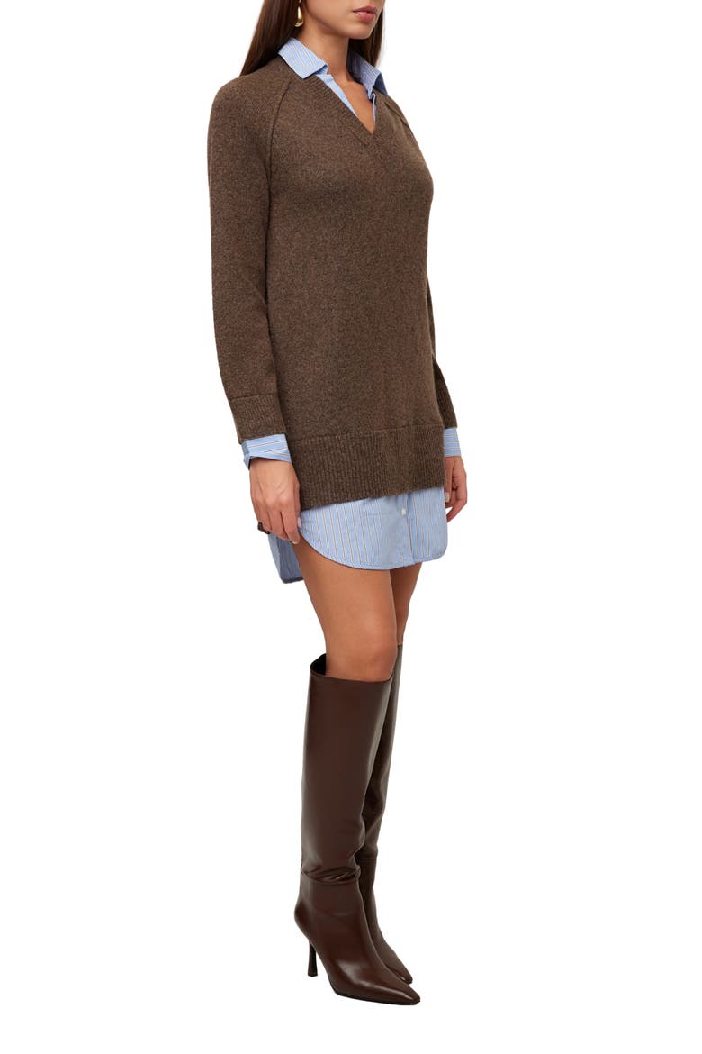 Carrie Mixed Media Minidress