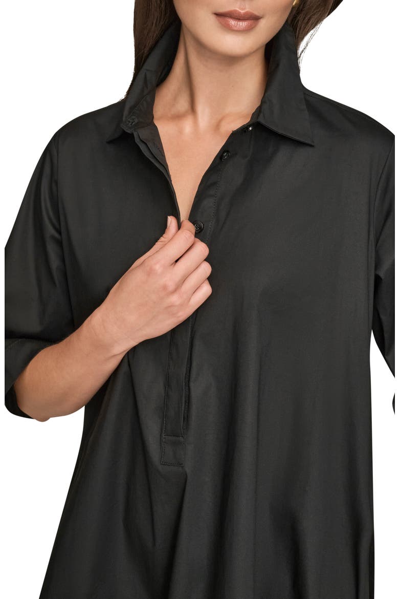 Elbow Sleeve Collar Dress