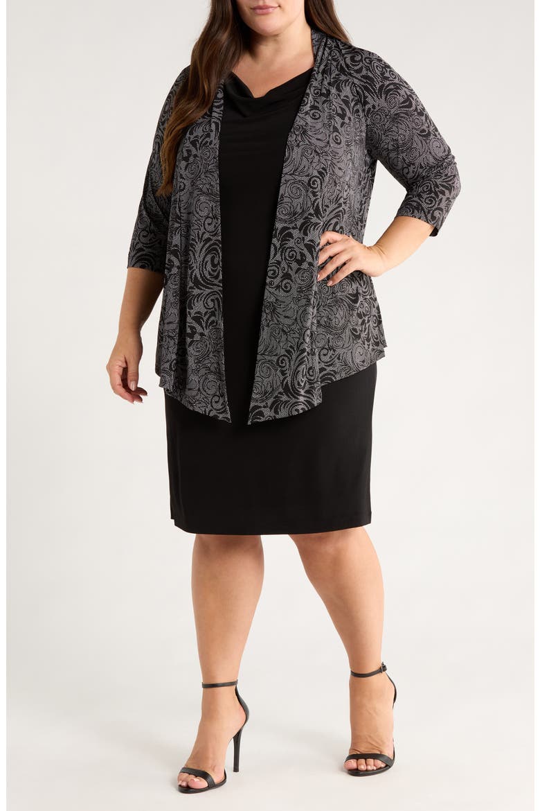 Mock Jacket Dress