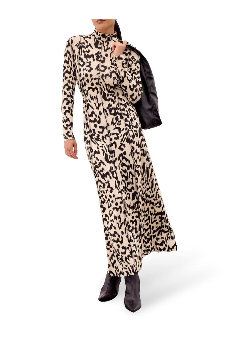Printed Jersey Maxi Dress