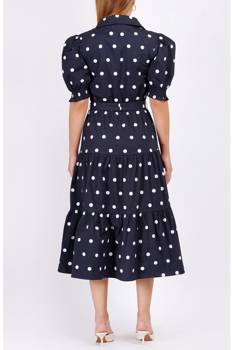 Octavia Puff Sleeve Shirt Dress