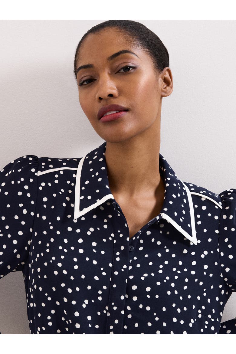 Collared Mini Tunic Dress