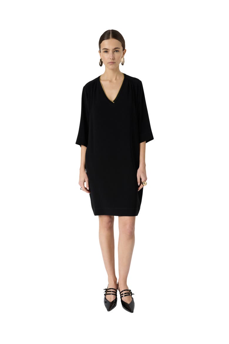 Raysa V-Neck Shift Dress