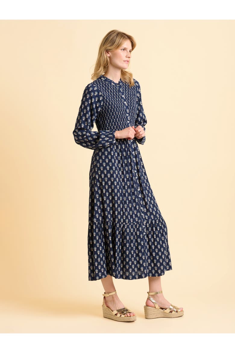 Lark Long Sleeve Button Midi Dress