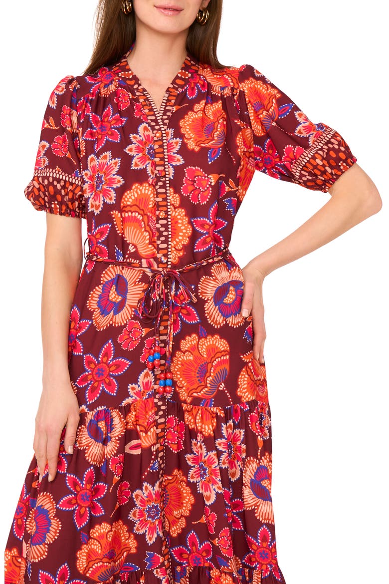 Floral Tiered Maxi Dress