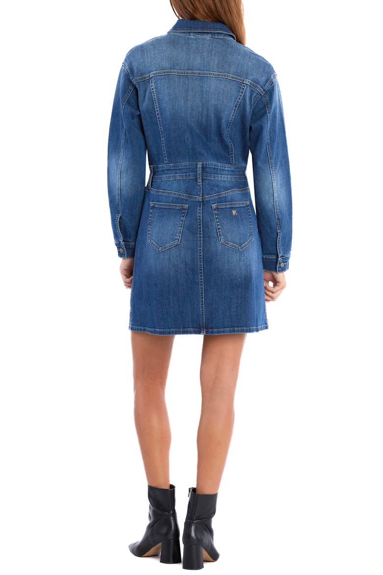 Riley Long Sleeve Denim Minidress