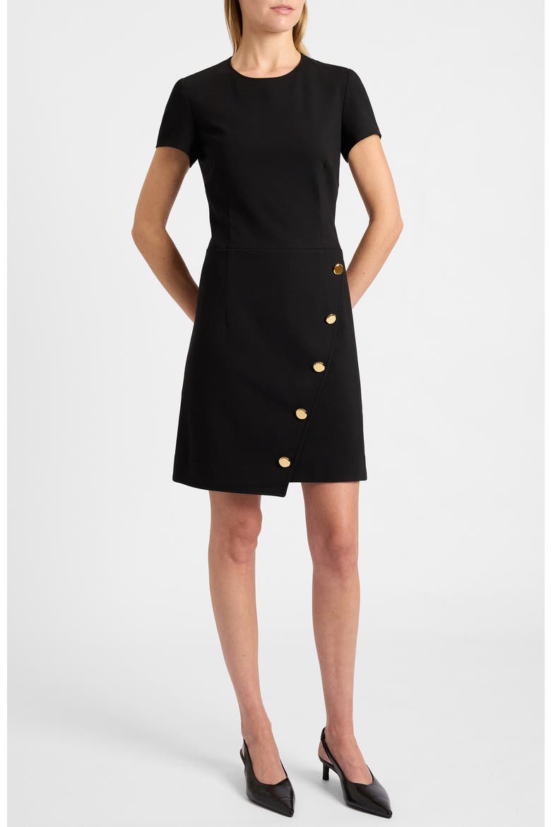 Loni Short Sleeve A-Line Dress