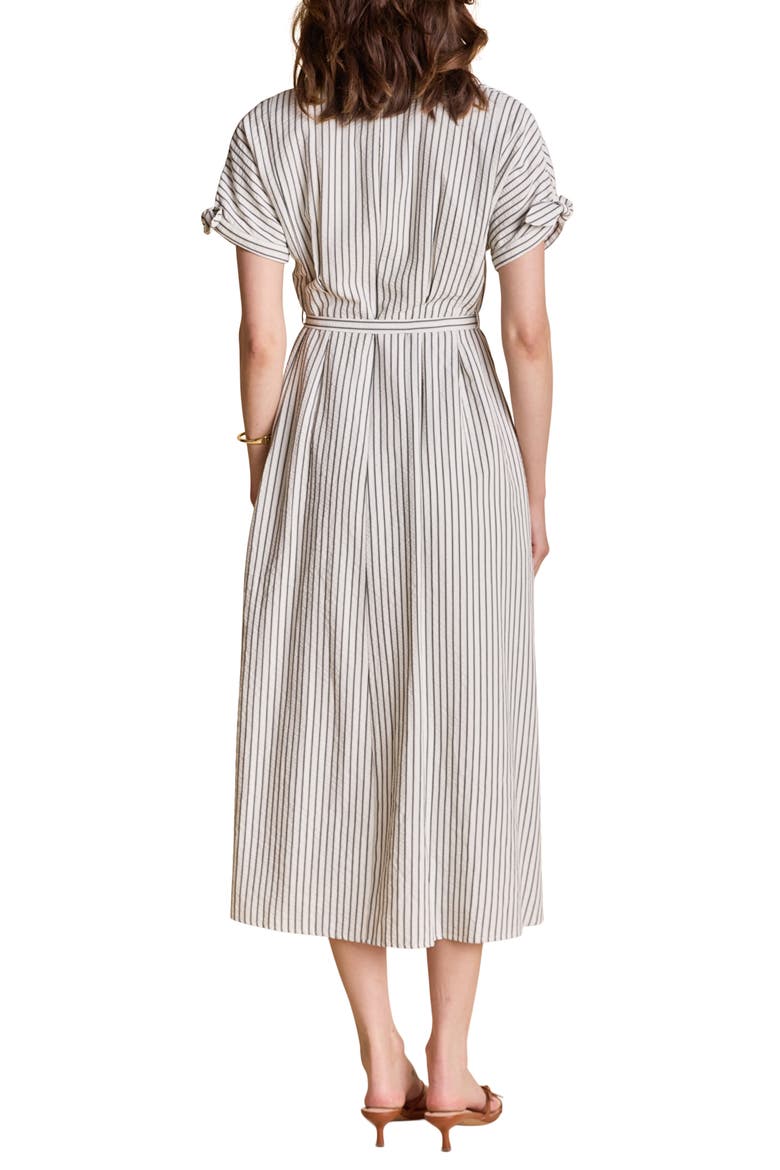 Stripe Midi Shirtdress