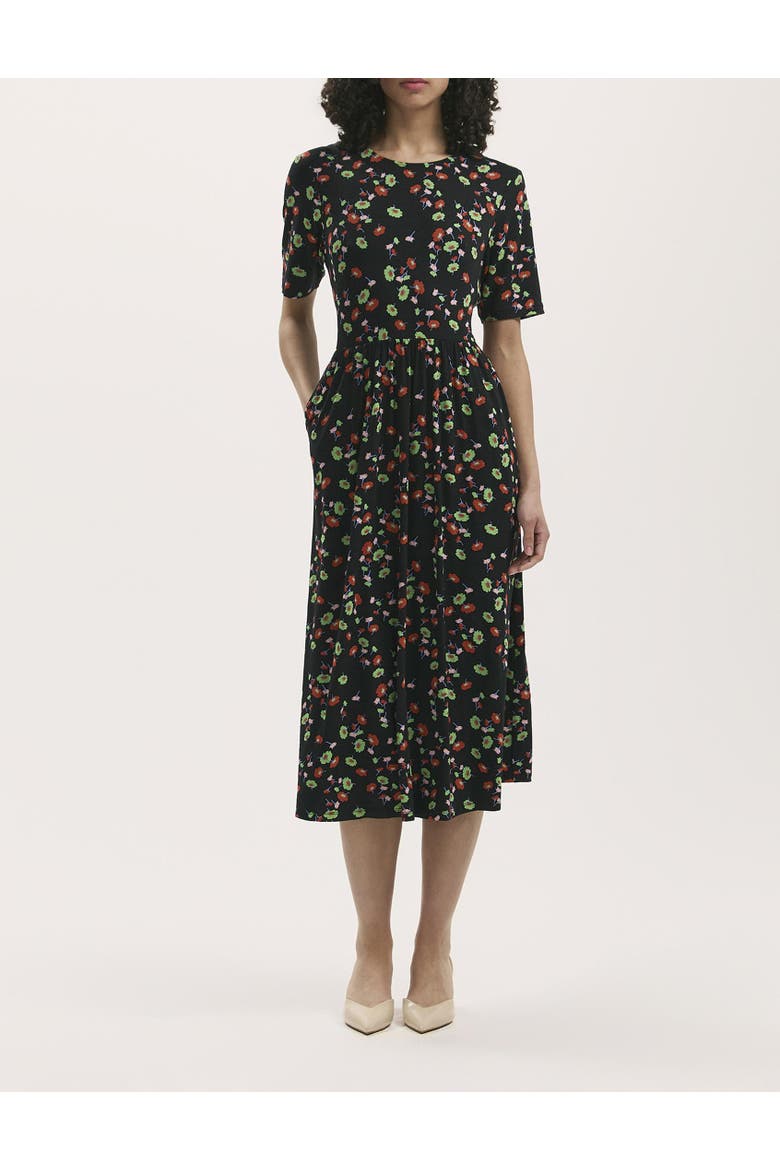 Kathryn Floral Jersey Midi T-Shirt Dress