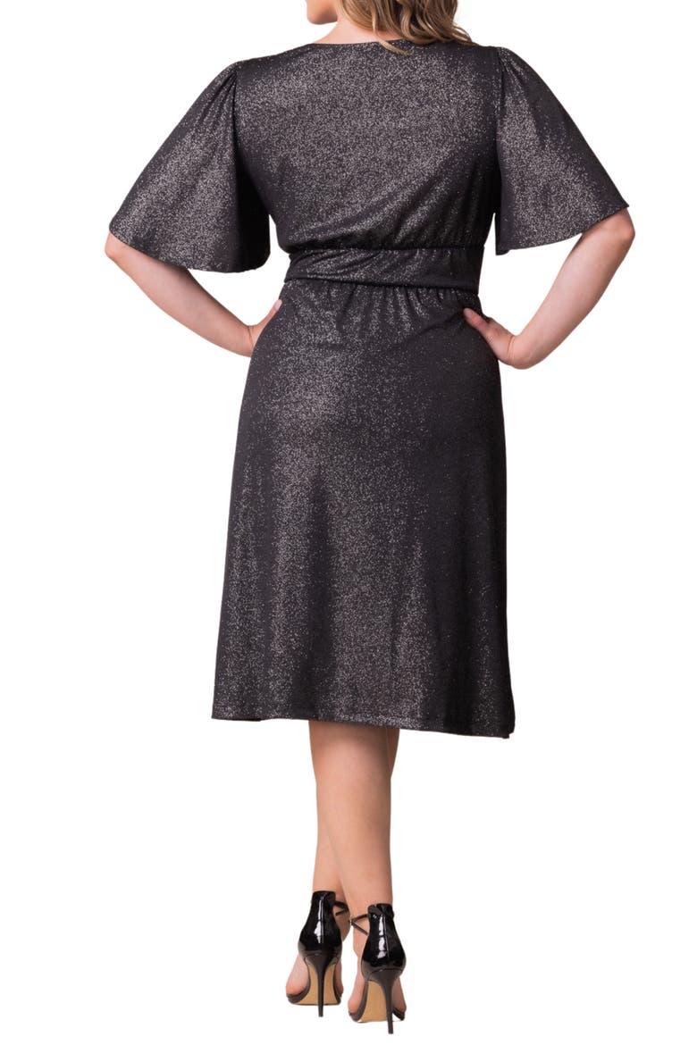 Crystal Cove Metallic Cocktail Dress
