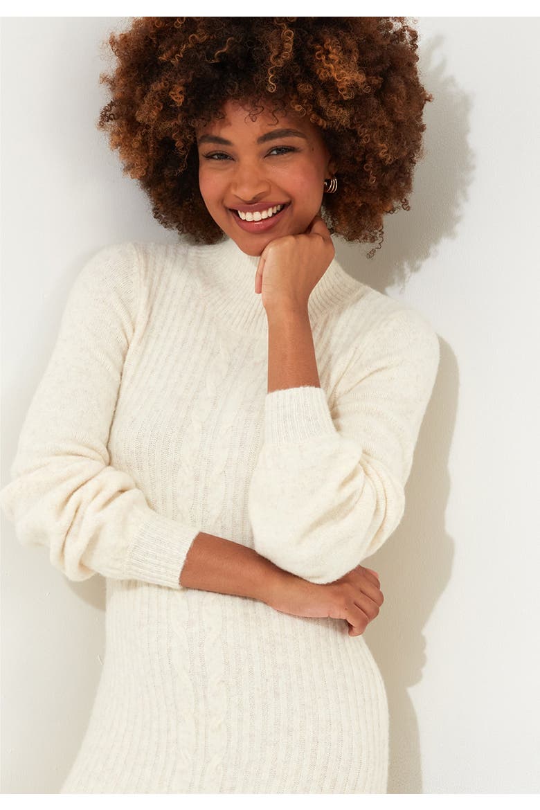 Turtleneck Sweater Dress