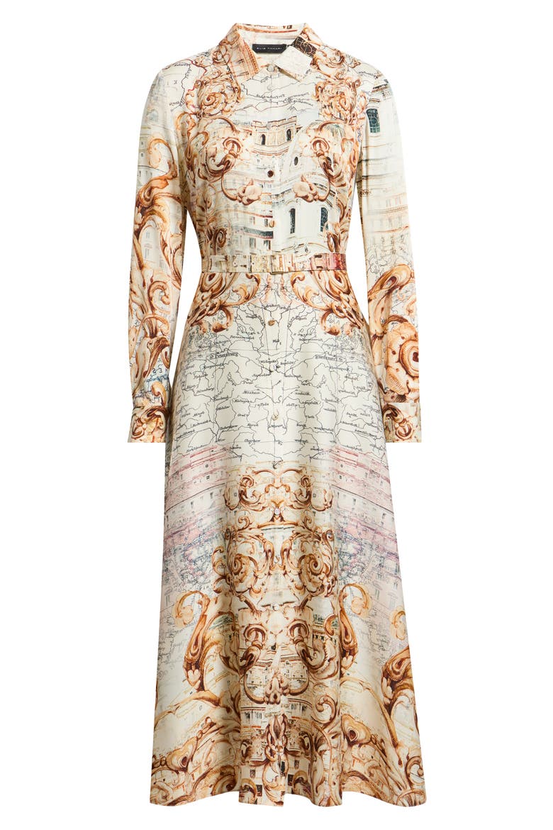 The Seraphine Belted Maxi Shirtdress