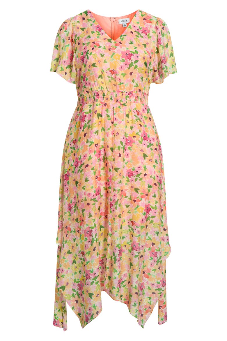 Smocked Waist Maxi Dress