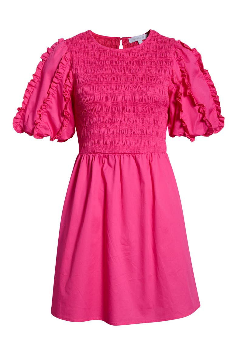 Riana Ruffle Smocked Minidress