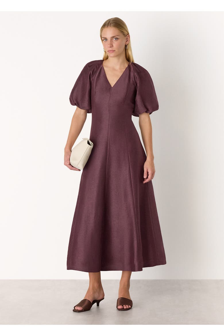 Silk Blend Taffeta Maxi Dress