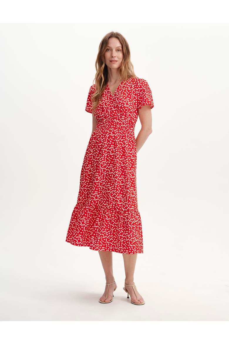 Deena Wrap Midi Dress