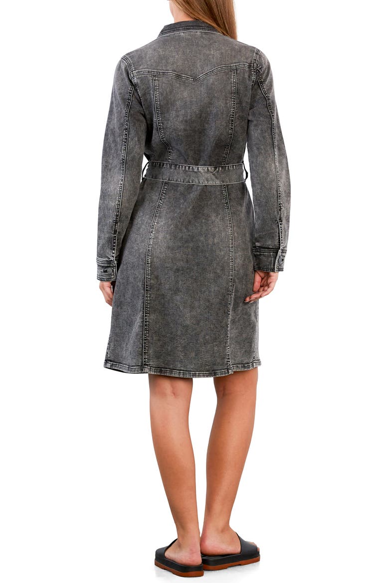 Eleanor Belted Denim Shirtdress