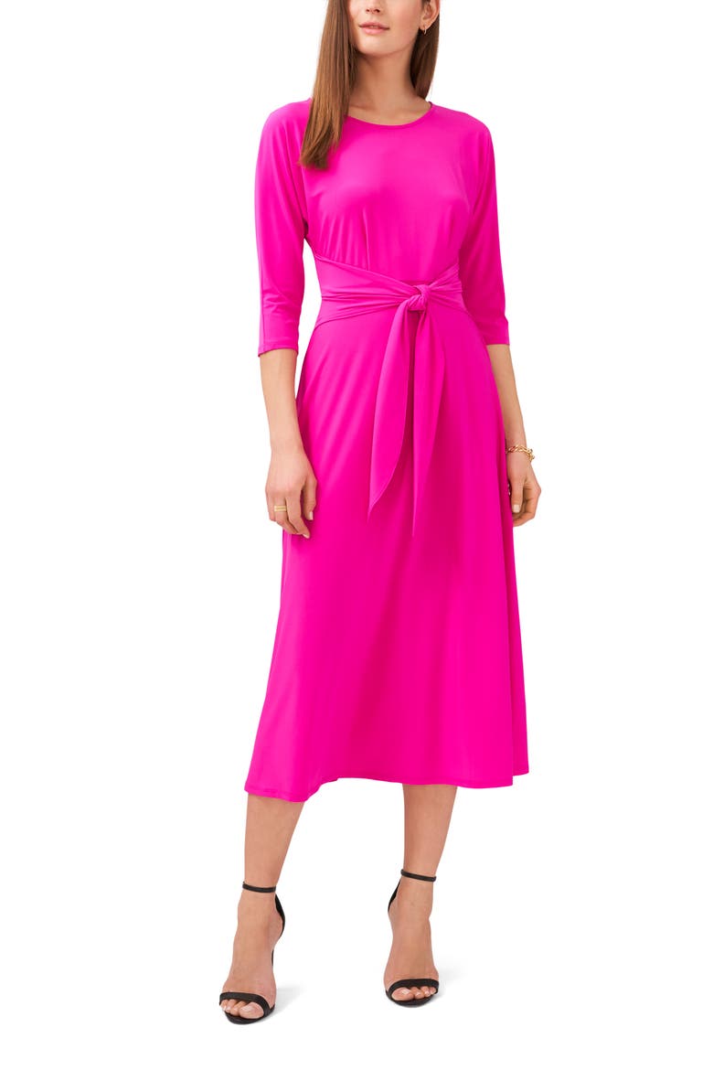 Tie Front Midi Dress