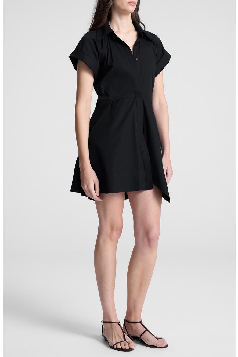 Julie Cotton Mini Shirtdress