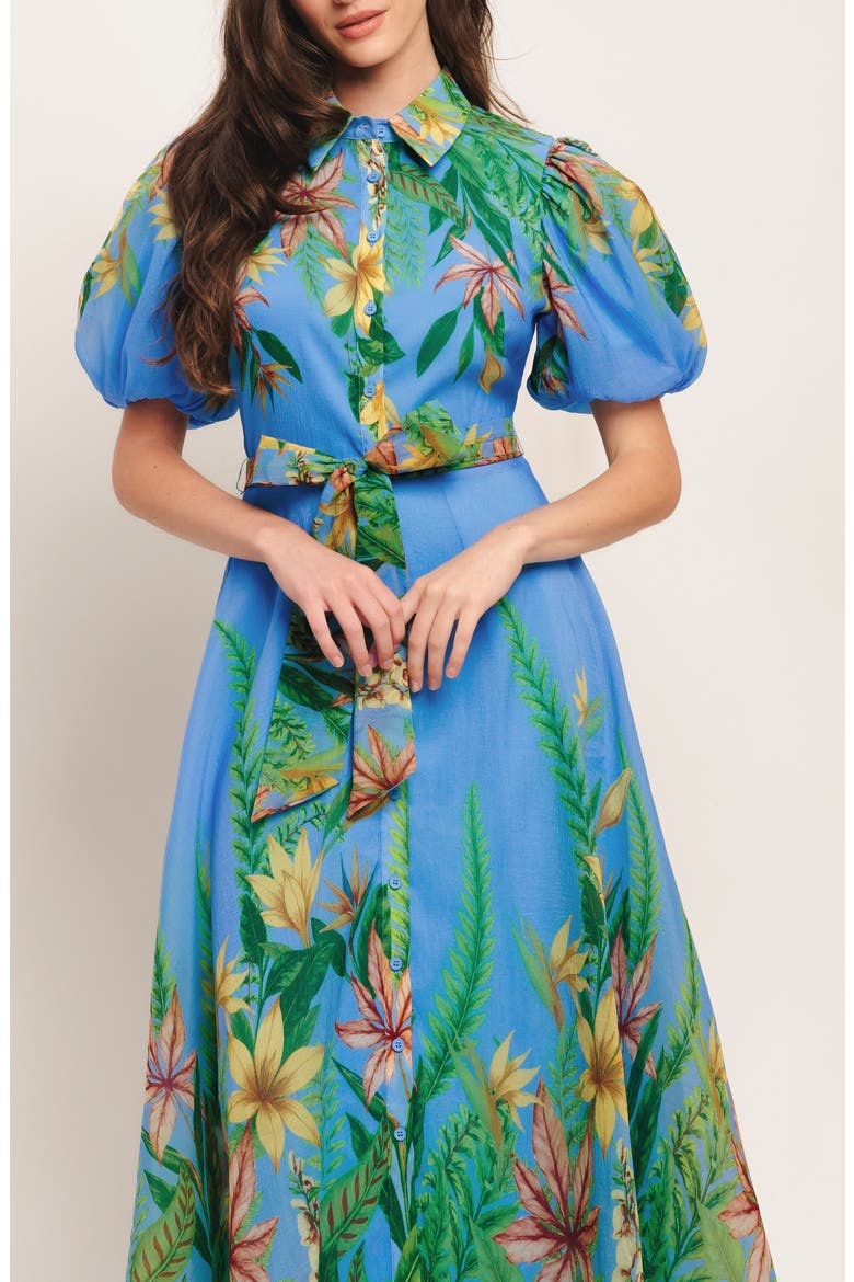 Floral Midi Shirtdress
