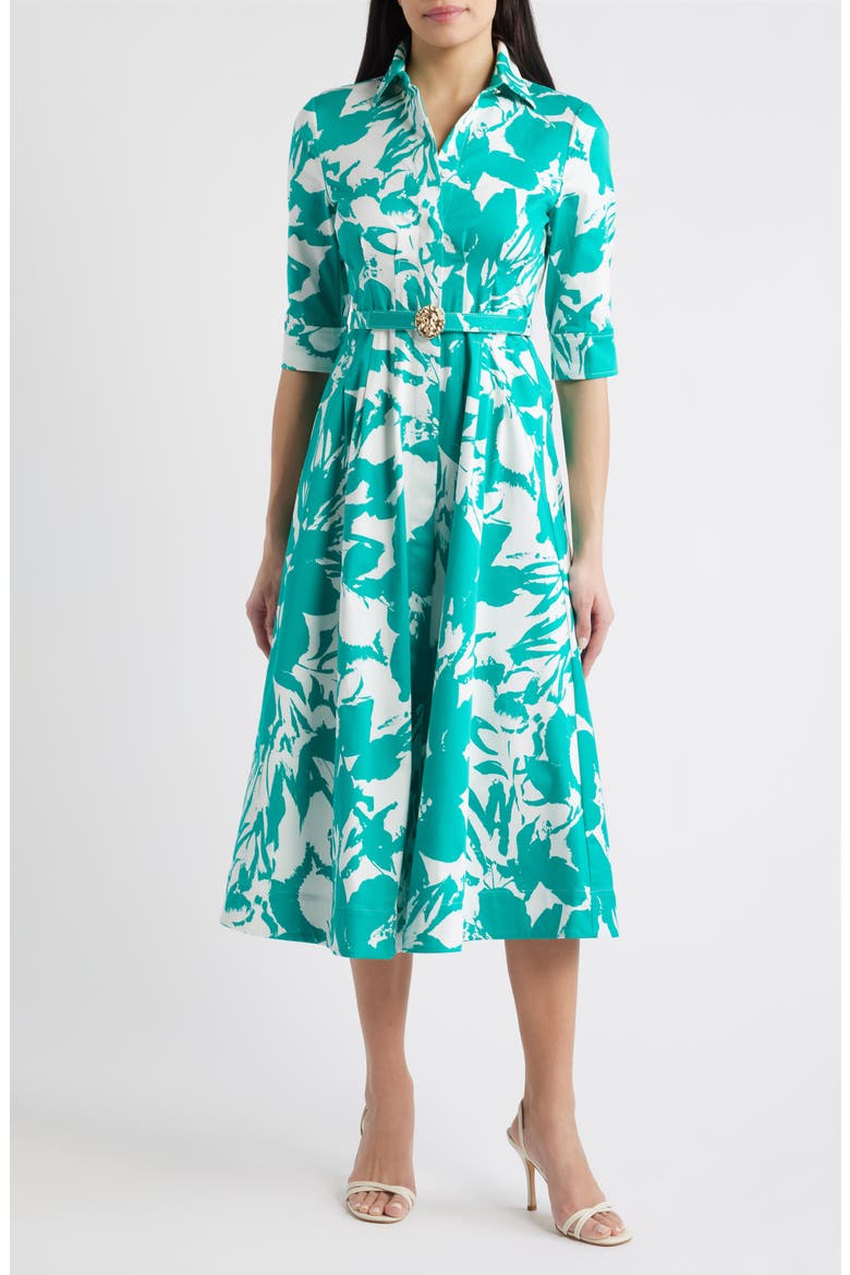 Floral Print Midi Dress